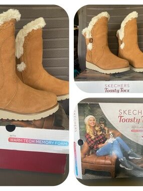 Skechers Keepsake Wedge Snow Boots